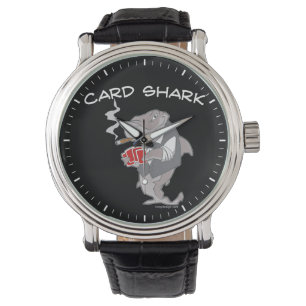 Karten-Haifisch Armbanduhr
