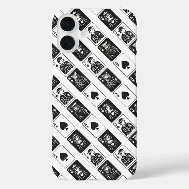 Karten iPhone 16 Plus Hülle (Rückseite)