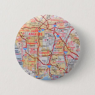 Karten-Kalifornien-LA Beverly Hills setzt Foto auf Button