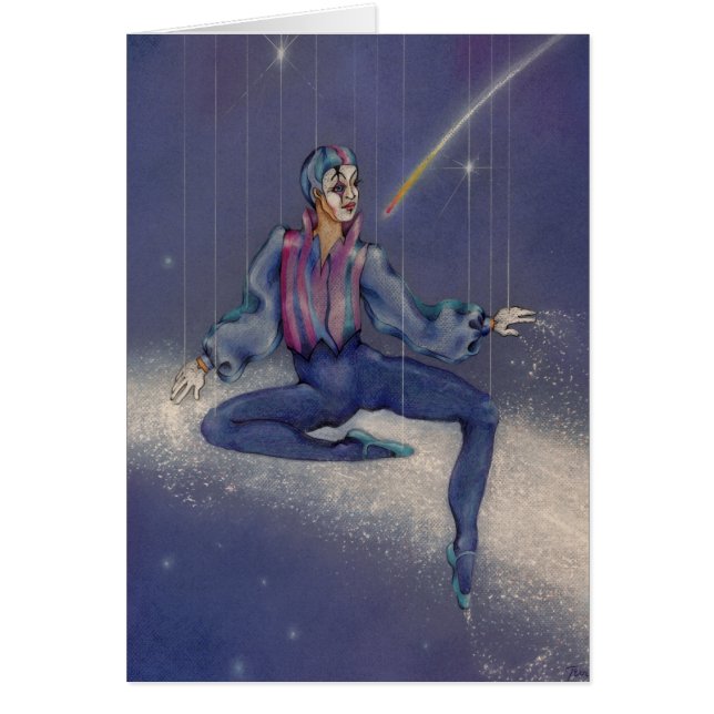 Karten - kosmischer Pantomime (Vorne)