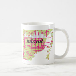 Karten Miami Kaffeetasse