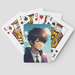 Karten mit coolem Anime-Design Spielkarten