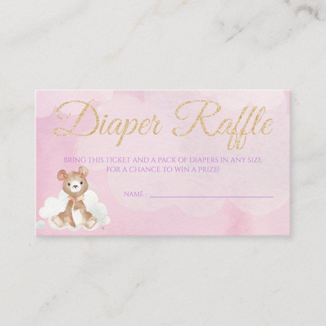 Karten mit der Bärentaucher-Umlaufkarte für Babydu (Vorderseite)