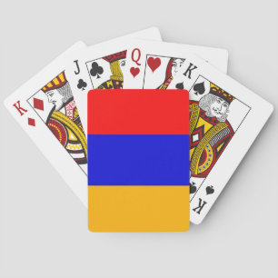 Karten mit der Flagge Armeniens Spielkarten