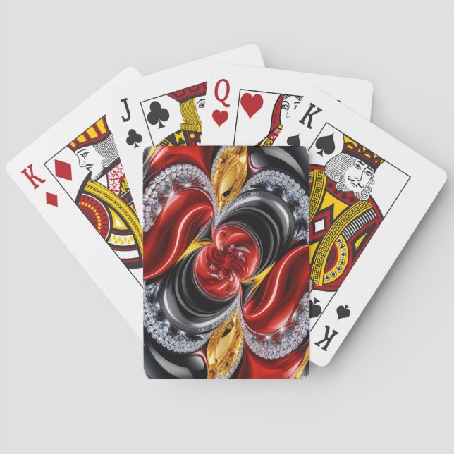 Karten mit deutschen Farben spielen Spielkarten (Rückseite)