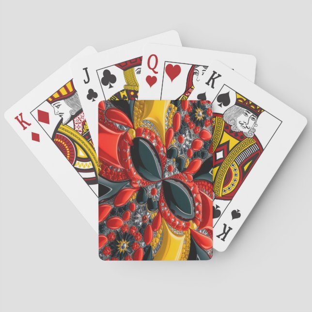 Karten mit deutschen Farben spielen Spielkarten (Rückseite)
