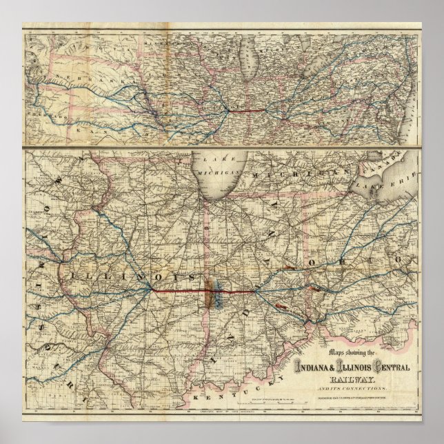 Karten mit Indiana Poster (Vorne)