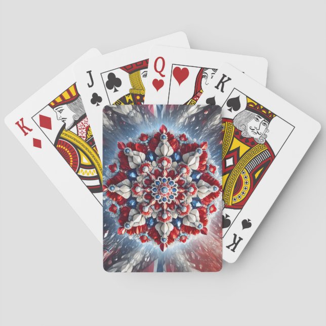 Karten mit norwegischen Farben spielen Spielkarten (Rückseite)