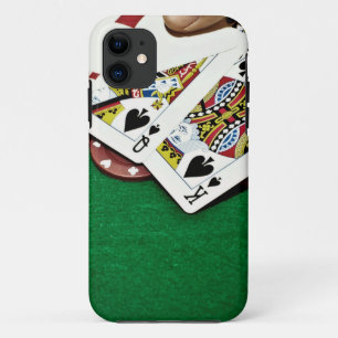 Karten Poker der grünen Tabelle zeigen title_seo2