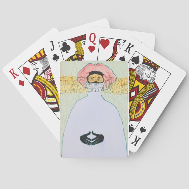 Karten "Pussy Stares Zurück" Spielkarten (Rückseite)