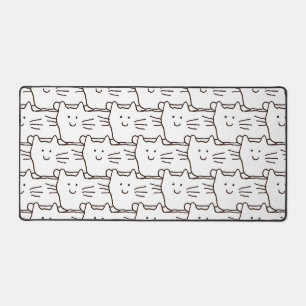 Karten Simple Cats Linienzeichnung Schreibtischunterlage