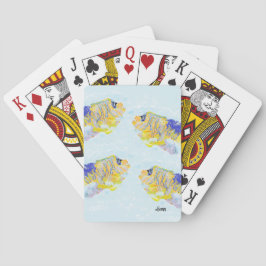 Karten spielen: Angelfischschule Spielkarten