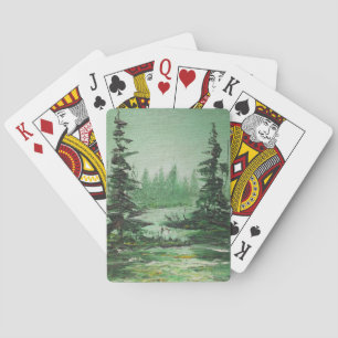 Karten spielen Ann Hayes, der Grünwälder malt Spielkarten