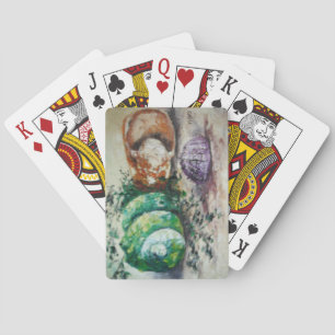 Karten spielen Ann Hayes Zeichnen von Muscheln Spielkarten
