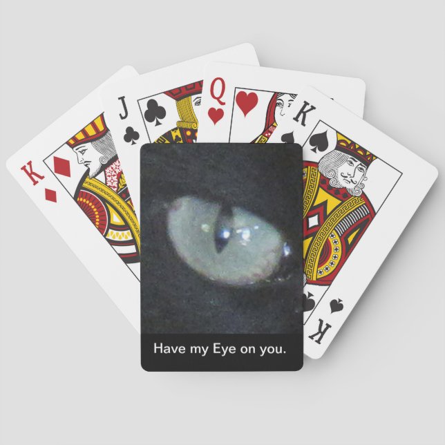 Karten spielen - Auge Spielkarten (Rückseite)