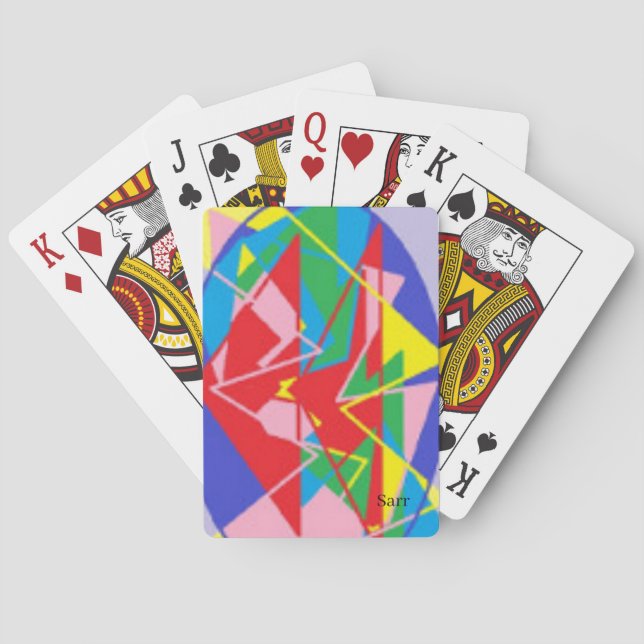 Karten spielen: Bewegungen Spielkarten (Rückseite)