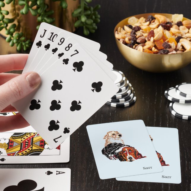 Karten spielen: Die besten Buddies Spielkarten (In Situ)