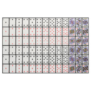 Karten spielen durch König Stoff