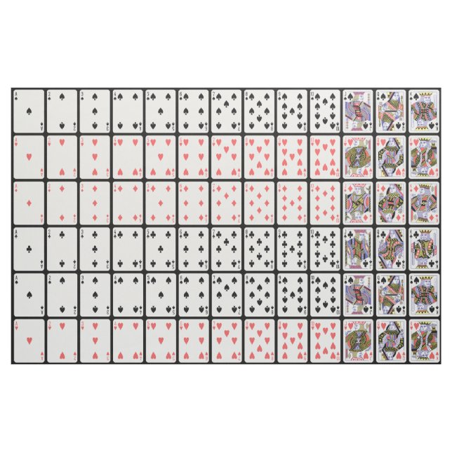 Karten spielen durch König Stoff (Yard (91,4 cm))