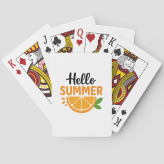 Karten spielen - Hallo Sommer Spielkarten