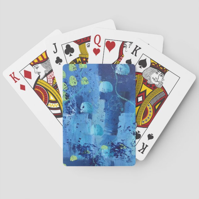 Karten spielen im Quallendesign Spielkarten (Rückseite)