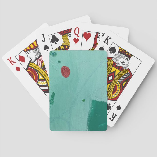 Karten spielen in fliegender Kirsche Spielkarten (Rückseite)