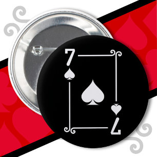 Karten spielen Kostüm 7 Spaziergang Card Button