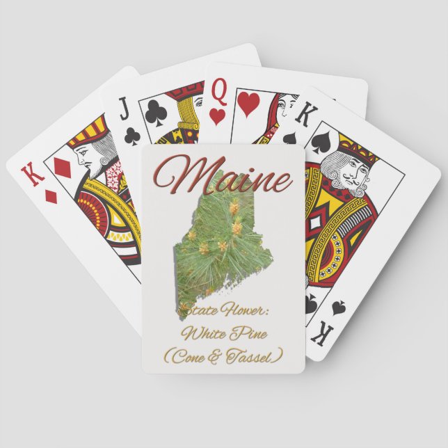 Karten spielen - MAINE Spielkarten (Rückseite)