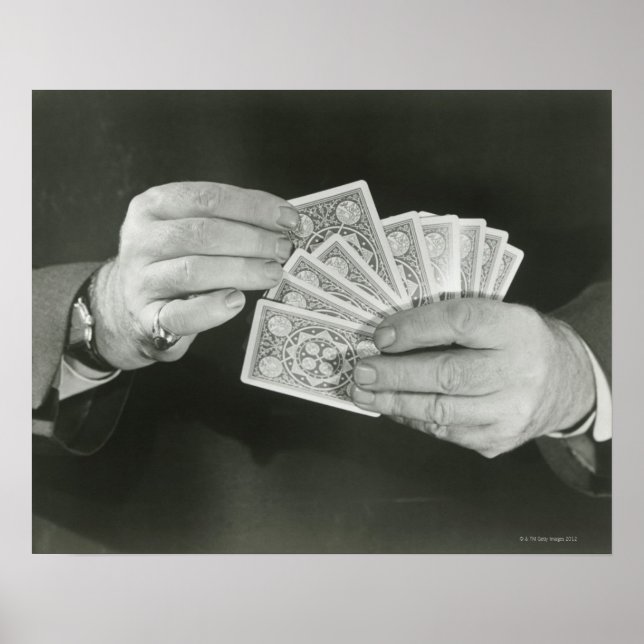 Karten spielen poster (Vorne)