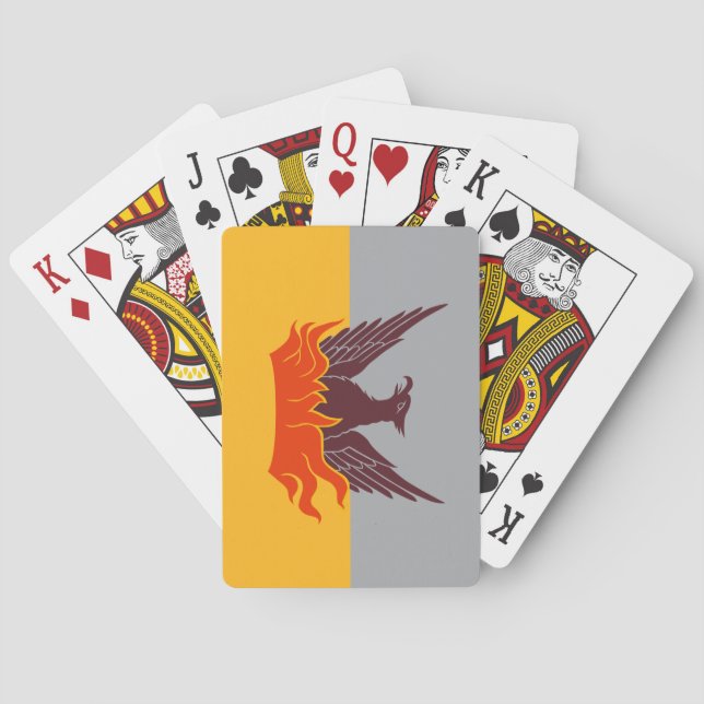 Karten spielen - San Francisco Fog & Gold Flag Spielkarten (Rückseite)