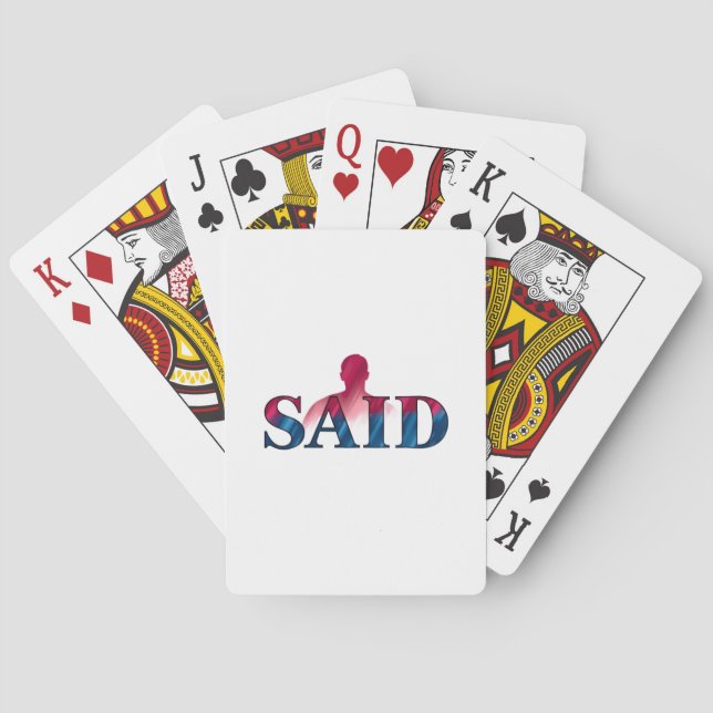 Karten spielen, Stil: Poker Spielkarten (Rückseite)