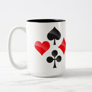 Karten spielen - Tasse