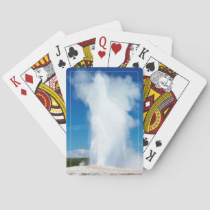 Karten spielen Yellowstone Alter treuer Geyser Spielkarten