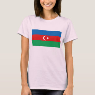 Karten-T - Shirt Azerbaijan-Flaggen-x