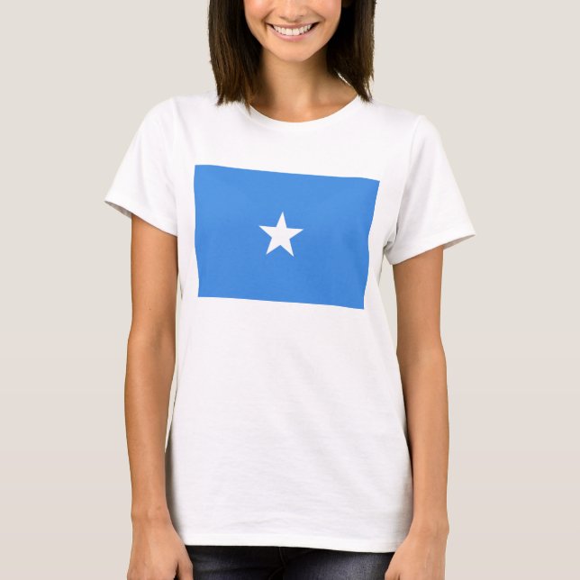 Karten-T - Shirt Somalia-Flaggen-x (Vorderseite)