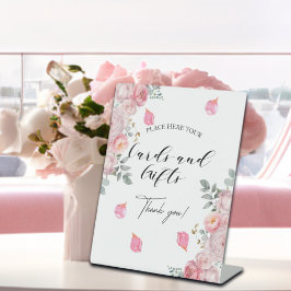 Karten und Geschenke Blush Rose Petals Sockelschild