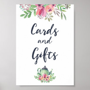 Karten und Geschenke Braut Hochzeits-Baby-Party Poster