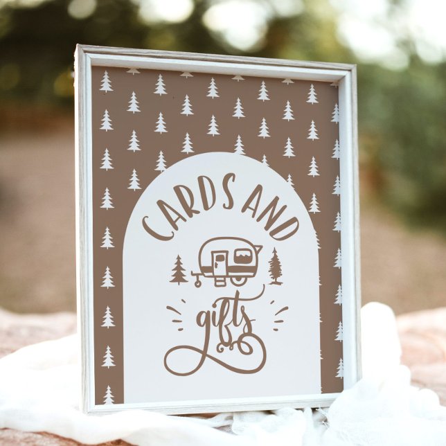 Karten und Geschenke Capming One Happy Camper Gebu Poster (Von Creator hochgeladen)