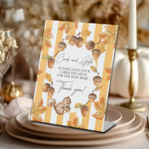Karten und Geschenke Eicheln und Eichhörnchen Baby