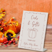 Karten und Geschenke Fall Hand gezogene Pumpkin Ba