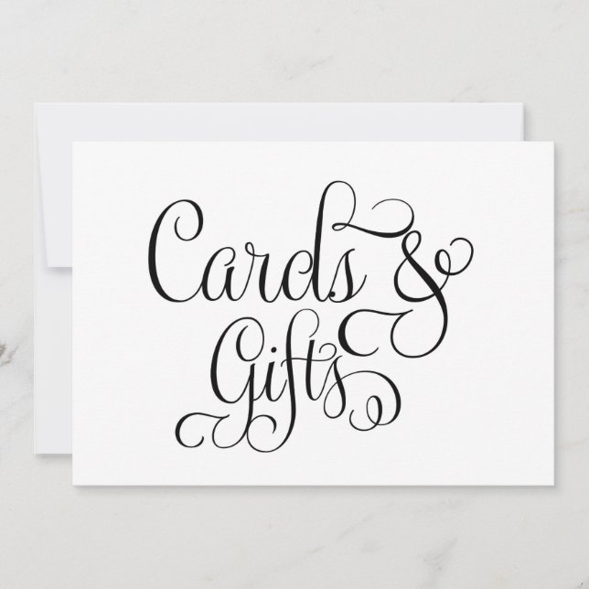 Karten und Geschenke für Hochzeiten (Vorderseite)