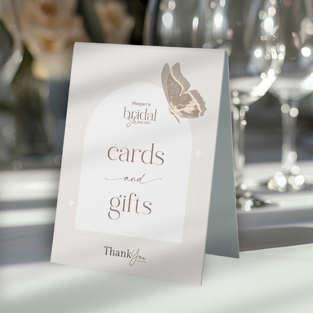 Karten und Geschenke für Minimalistisches Schmette Tischaufsteller (Von Creator hochgeladen)