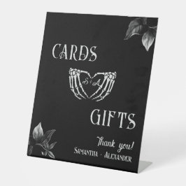 Karten und Geschenke Gotisches Herz-Whimsigoth Hoc Sockelschild