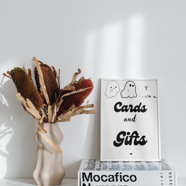 Karten und Geschenke Halloween-Baby-Duschspiel Poster (Von Creator hochgeladen)