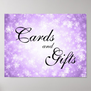 Karten und Geschenke Hochzeiten Winter Winter Wund Poster