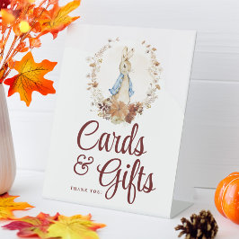 Karten und Geschenke Kinderdusche Peter Rabbit Her Sockelschild