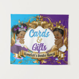 Karten und Geschenke Lila & Blue Royal Gender Reve Wandteppich