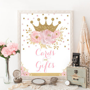 Karten und Geschenke Princess Baby Girl Geburtstag Poster