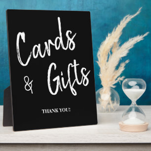 Karten und Geschenke Schwarzes Hochzeitsschild Tis Fotoplatte