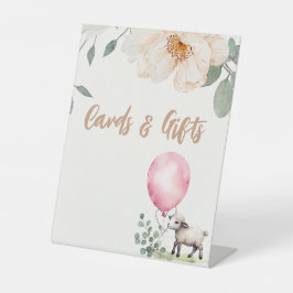 Karten und Geschenke Sweet Little Lamb Baby Dusche Sockelschild